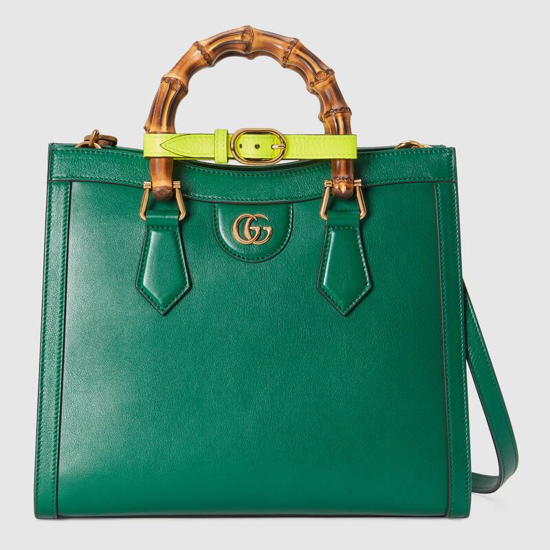 Gucci Diana Small Tote Bag Shoulder Bag 660195 Green